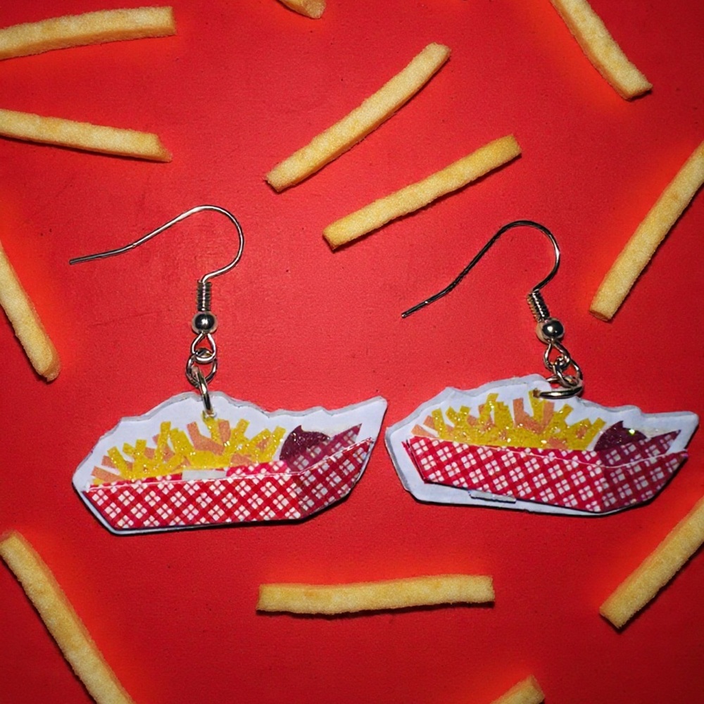 French Fry Earrings